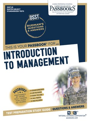 cover image of INTRODUCTION TO MANAGEMENT
